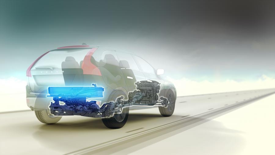 Схема Volvo XC60 Plug-in Hybrid Concept 2012 года  (фото 14 из 20)